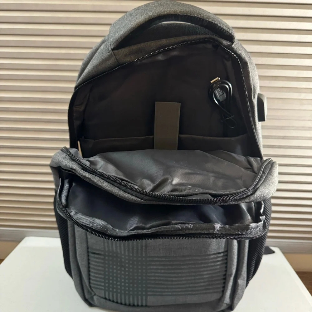 Oulanshi School Business Laptop Backpack with USB Charging Port Unisex NWT - Picture 11 of 17